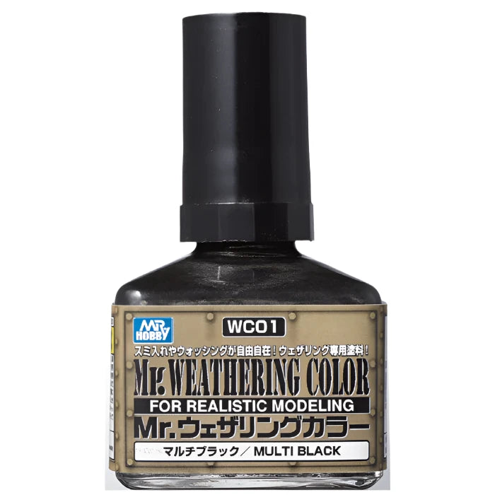 Mr Weathering Color Multi Black