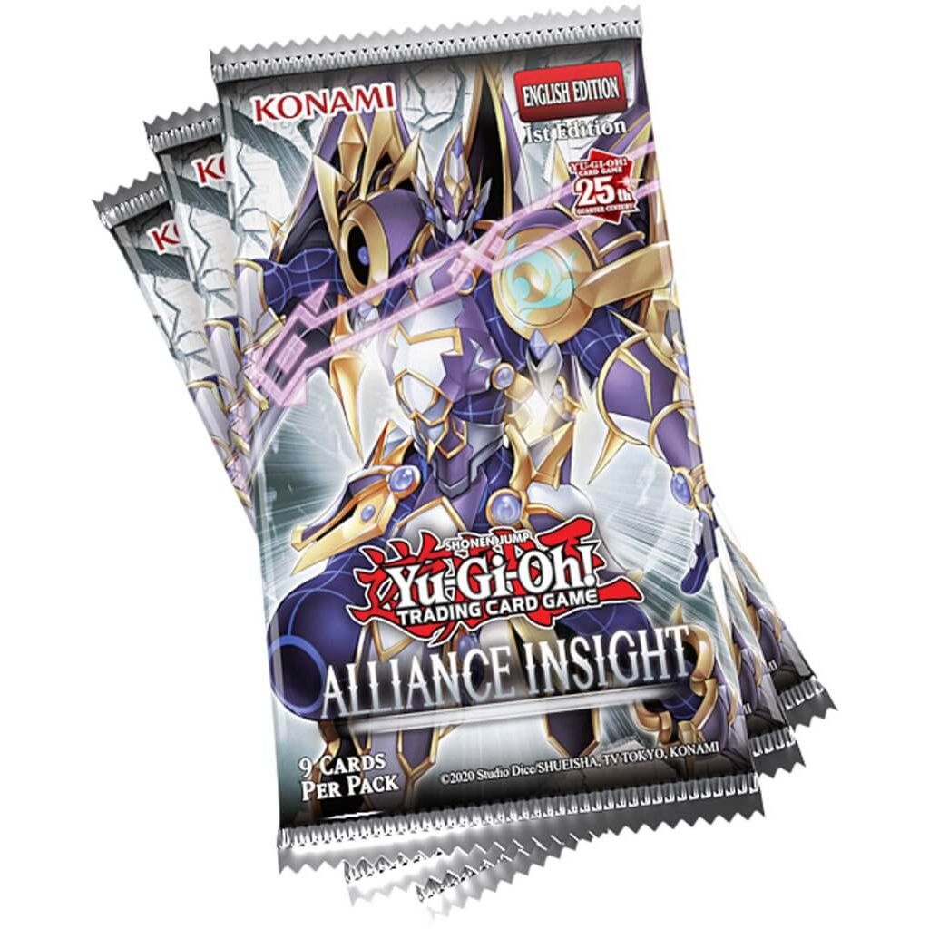 YU-GI-OH! TCG Alliance Insight 9 x card Booster