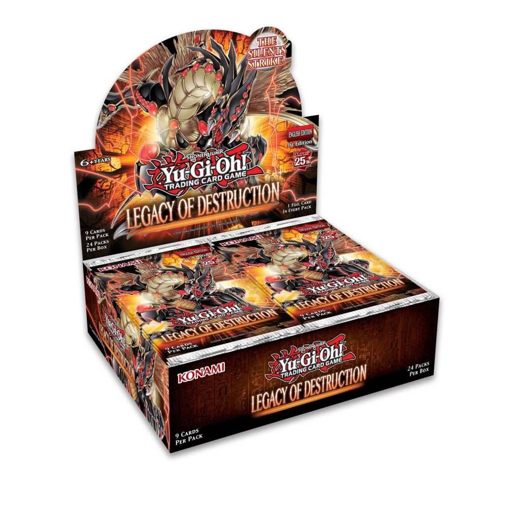 YU-GI-OH! TCG LEGACY OF DESTRUCTION - 9 X CARD BOOSTER)