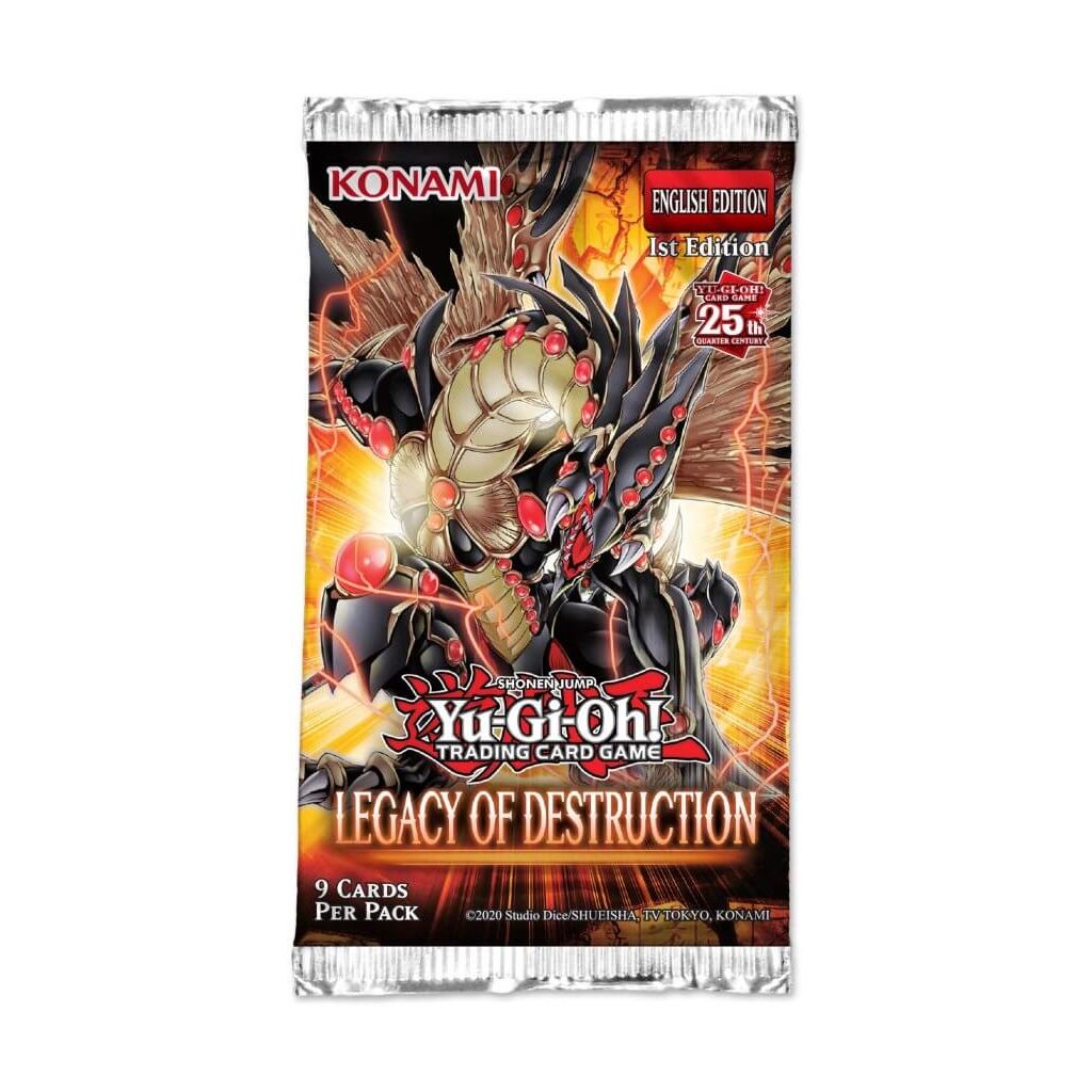 YU-GI-OH! TCG LEGACY OF DESTRUCTION - 9 X CARD BOOSTER)