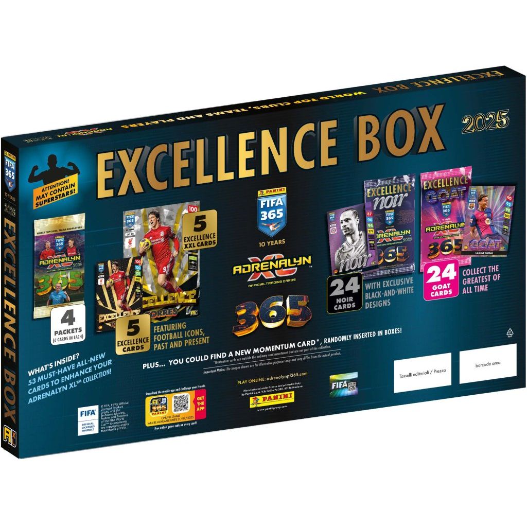  FIFA 365 Adrenalyn XL 2025 Soccer Excellence Pack