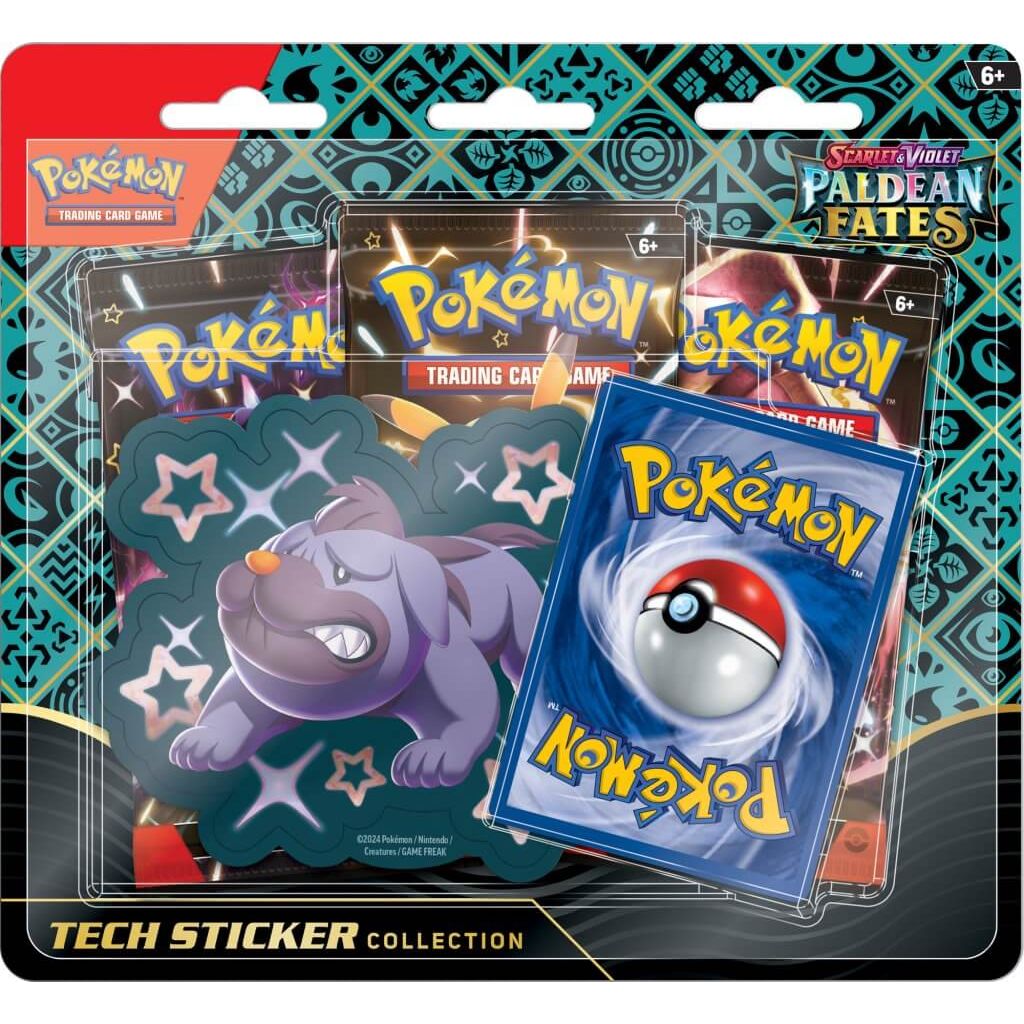 POKÉMON TCG Scarlet & Violet 4.5 Paldean Fates Tech Sticker Blister