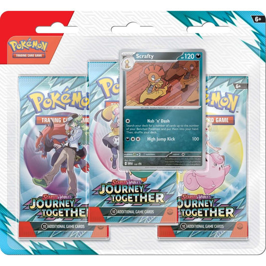 POKÉMON TCG Scarlet & Violet 9 Journey Together Three Booster Blister